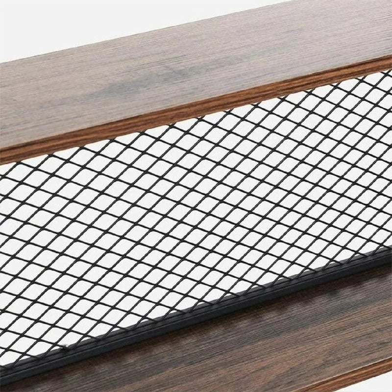 Raft librash Fifer, ngjyrë arre e zezë, 120x27x185cm