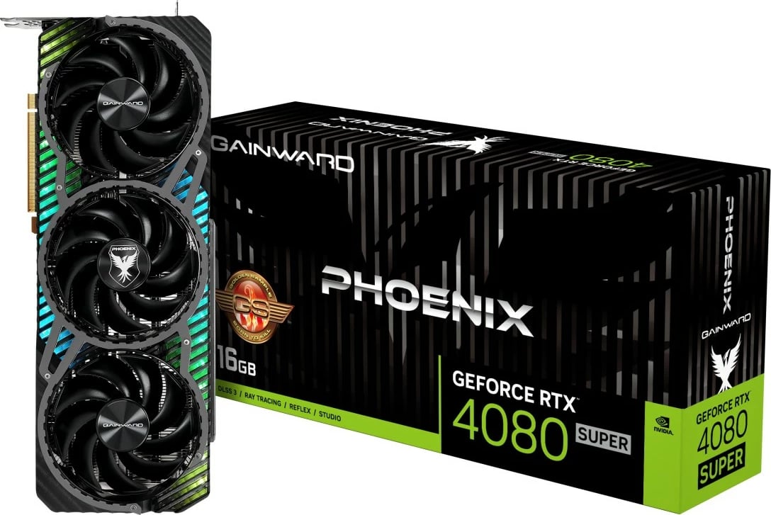 Kartelë grafike Gainward GeForce RTX 4080 SUPER Phoenix GS, 16 GB, GDDR6X, PCI Express x16 4.0, Multi