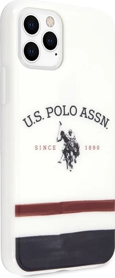 Mbështjellës U.S. Polo Assn. USHCN58PCSTRB për iPhone 11 Pro, Pattern Tricolor, Bardhë Mbështjellës U.S. Polo Assn. USHCN58PCSTRB për iPhone 11 Pro, Pattern Tricolor, Bardhë
