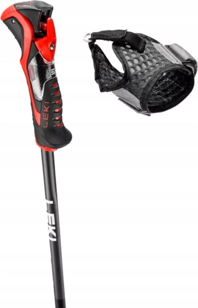 Shkopinj trekking LEKI 3D Airfoil, 125 cm, Zi/Kuq Shkopinj trekking LEKI 3D Airfoil, 125 cm, Zi/Kuq