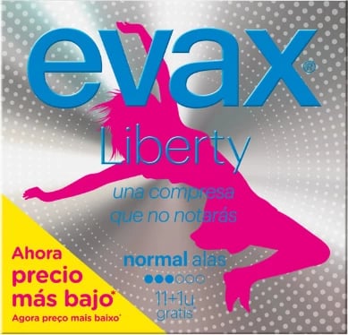 Peceta sanitare Evax Liberty Normal me krahë 12 copë