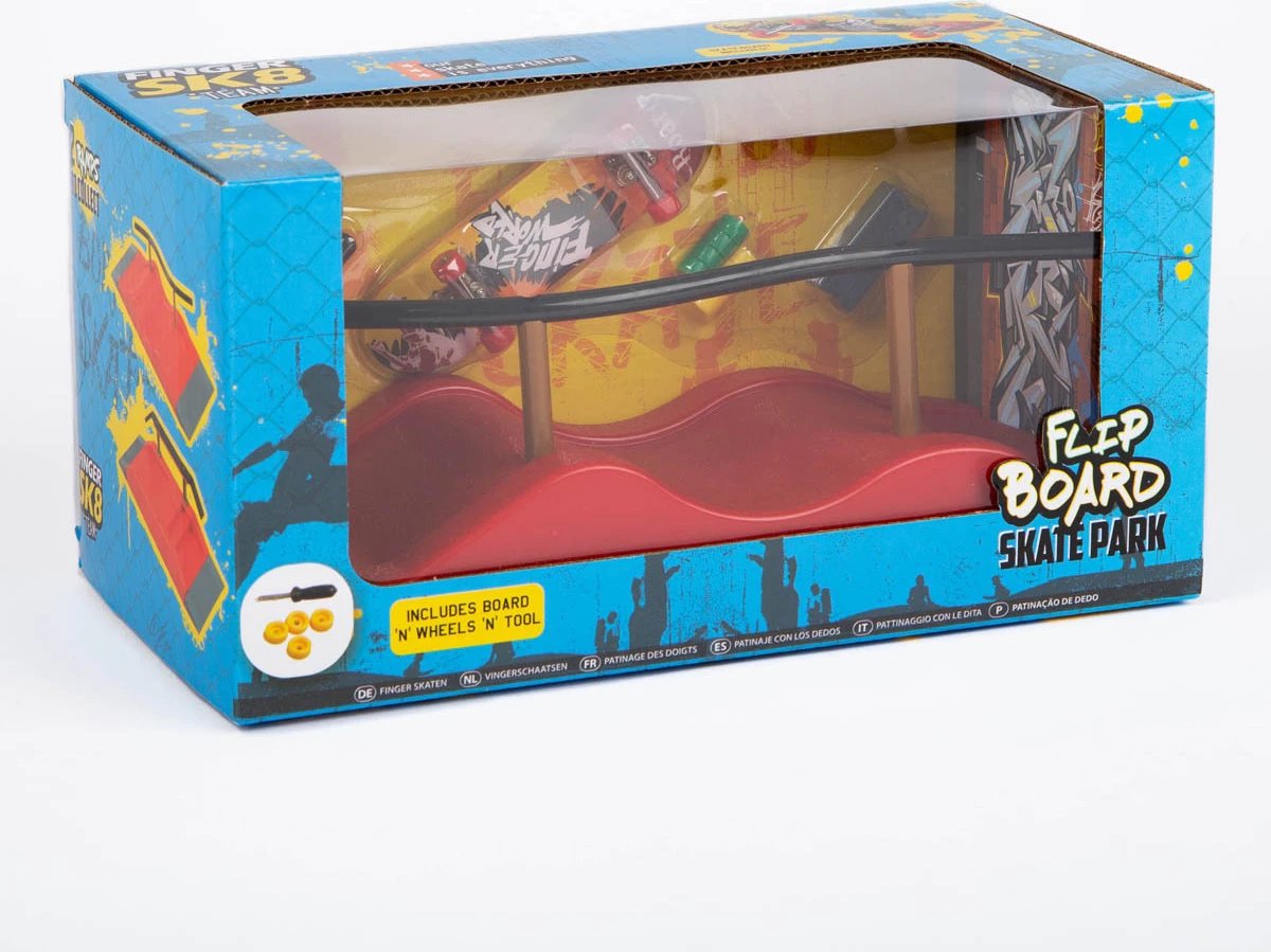 Finger Sk8 Flip Board Skate Park Ramp Set (Styles Vary)