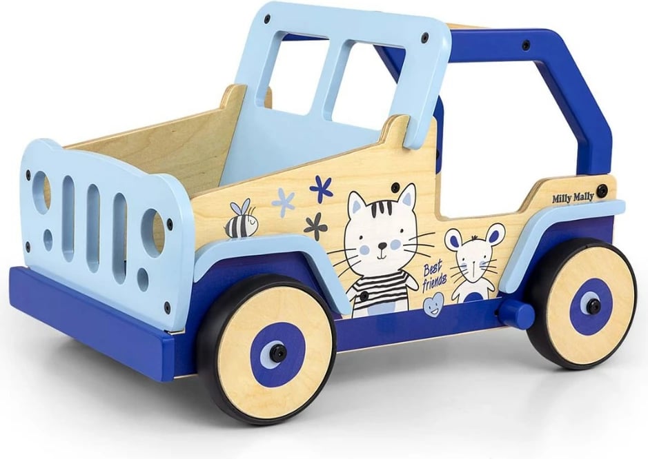 Ecëse druri, Viga, Explorer Cat and Mouse, me frenë dhe hapësirë lodrash, blu