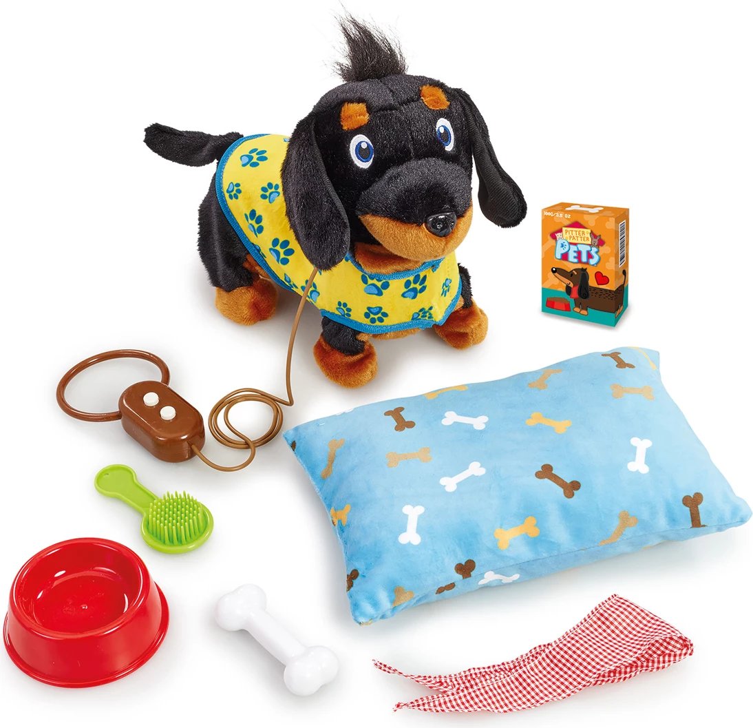 Set lodër për fëmijë Pitter Patter Pets Wiggle Jiggle Daschund Deluxe Electronic Pet