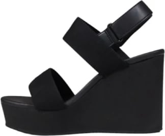 Këpucë me takë Calvin Klein Jeans, femra, të zeza
