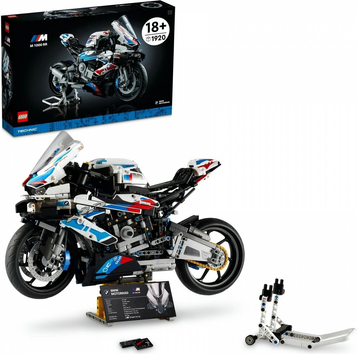 Set ndërtimi LEGO Technic BMW M 1000 RR, 1920 pjesë, 1:5, për të rritur Set ndërtimi LEGO Technic BMW M 1000 RR, 1920 pjesë, 1:5, për të rritur