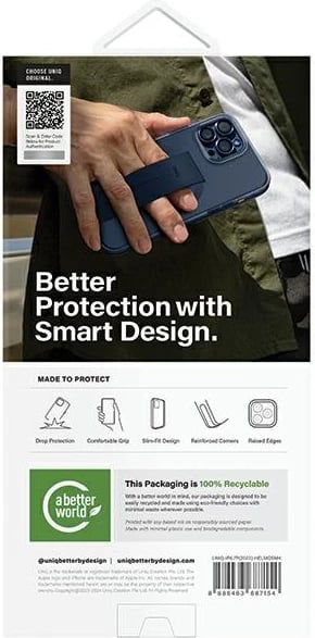 Mbështjellës UNIQ Heldro Mag për iPhone 15 Pro Max, me MagSafe, i zi
