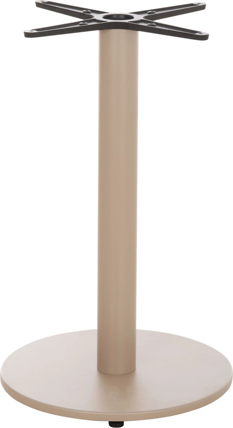 Baza e rrumbullakët për tavolinë, alumin, ngjyrë kapuçino, FH476.25, 45x72cm