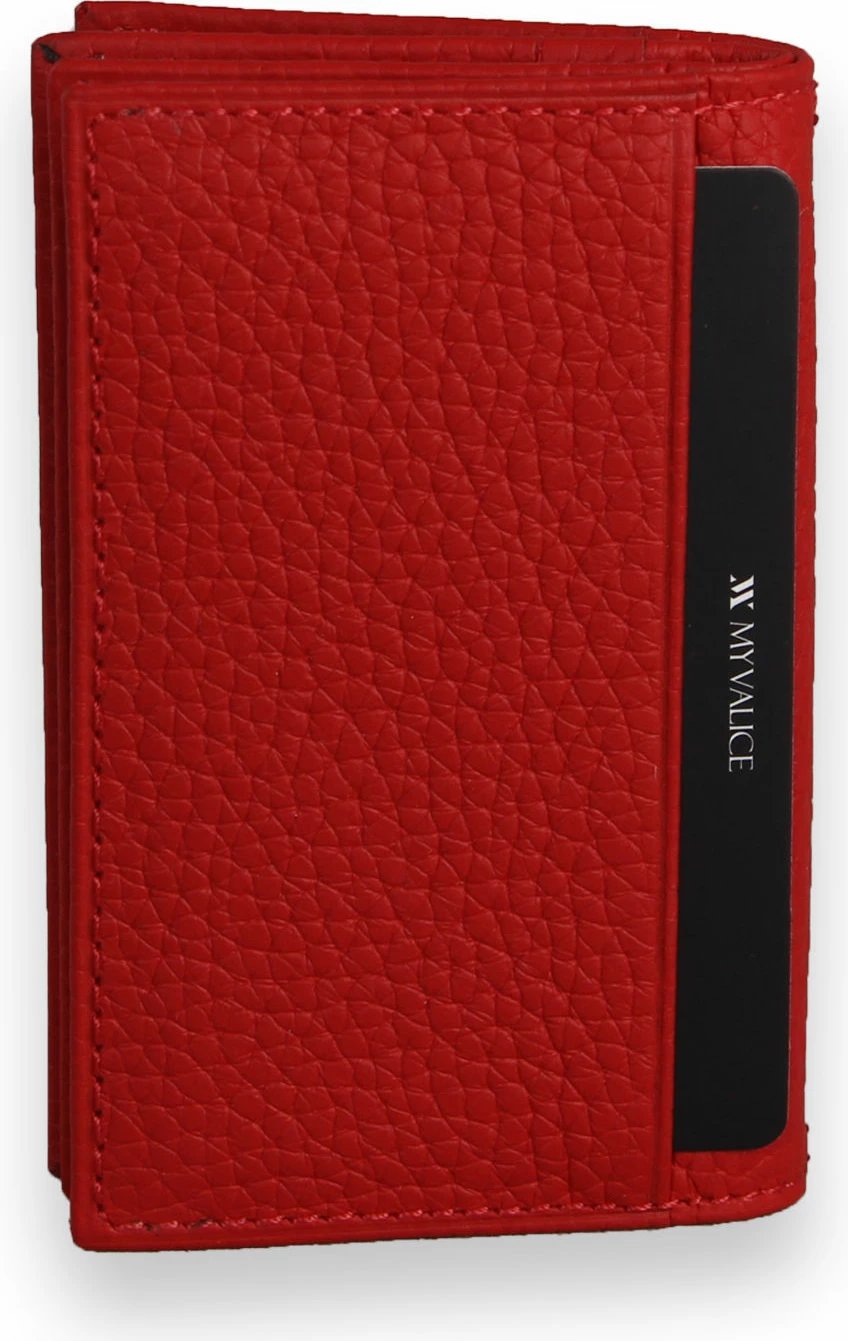 Portofol lëkure i kuq, Zoozie Bags, 4427