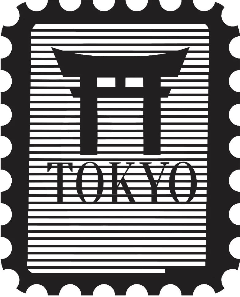 Aksesor dekorativ metalik për mur, Wallity, Tokyo Stamp