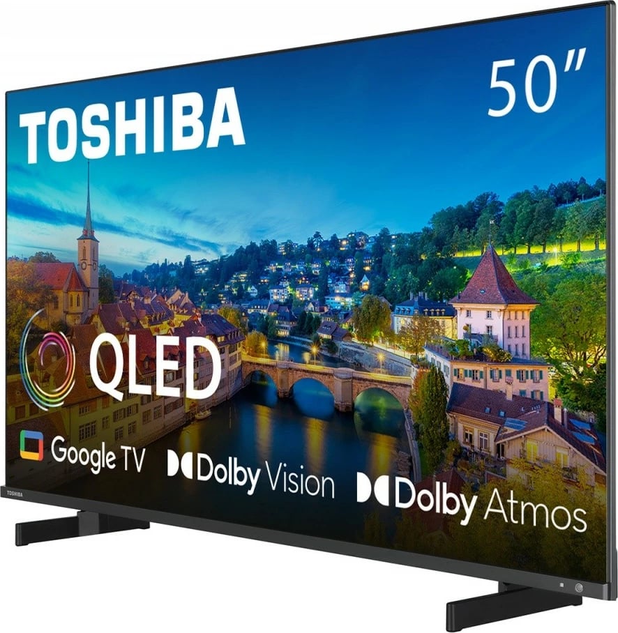 Televizor Toshiba 50QG5E63DG QLED, 50 inç, Ultra HD/4K, Google TV, Dolby Vision, Dolby Atmos