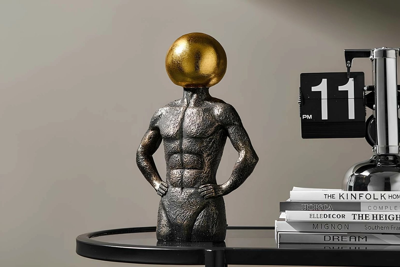 Objekt dekorativ Evila Originals, ngjyrë antike, CY0371