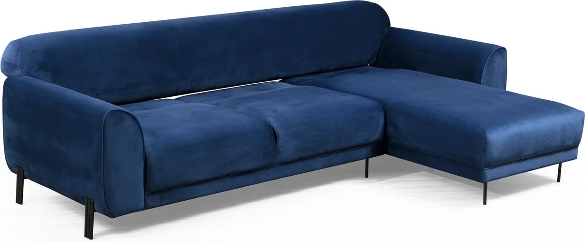 Kënd divan-krevat Atelier del Sofa, kënd i djathtë, ngjyrë blu e errët (L3-Chl)