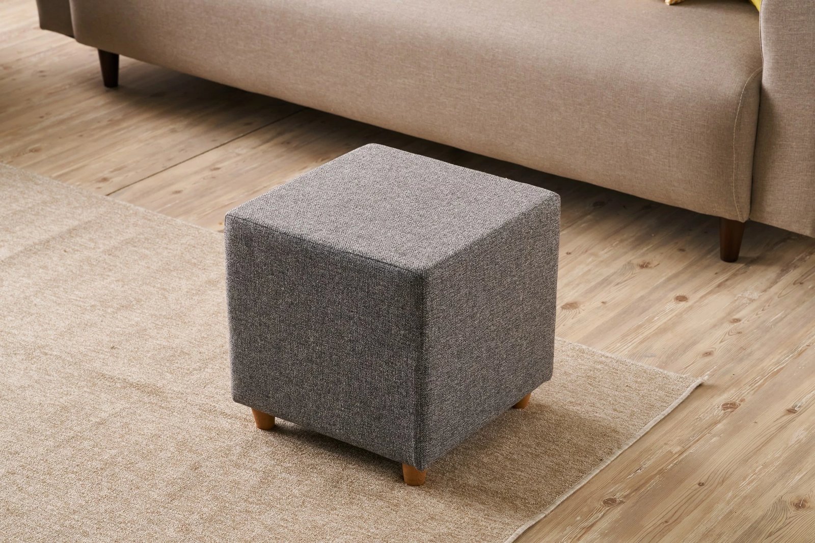 Puf Atelier del Sofa, ngjyrë antracit, Olimpos