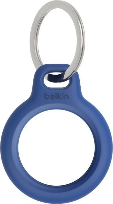 Mbështjellës Belkin për AirTag me unazë çelësash, Blue