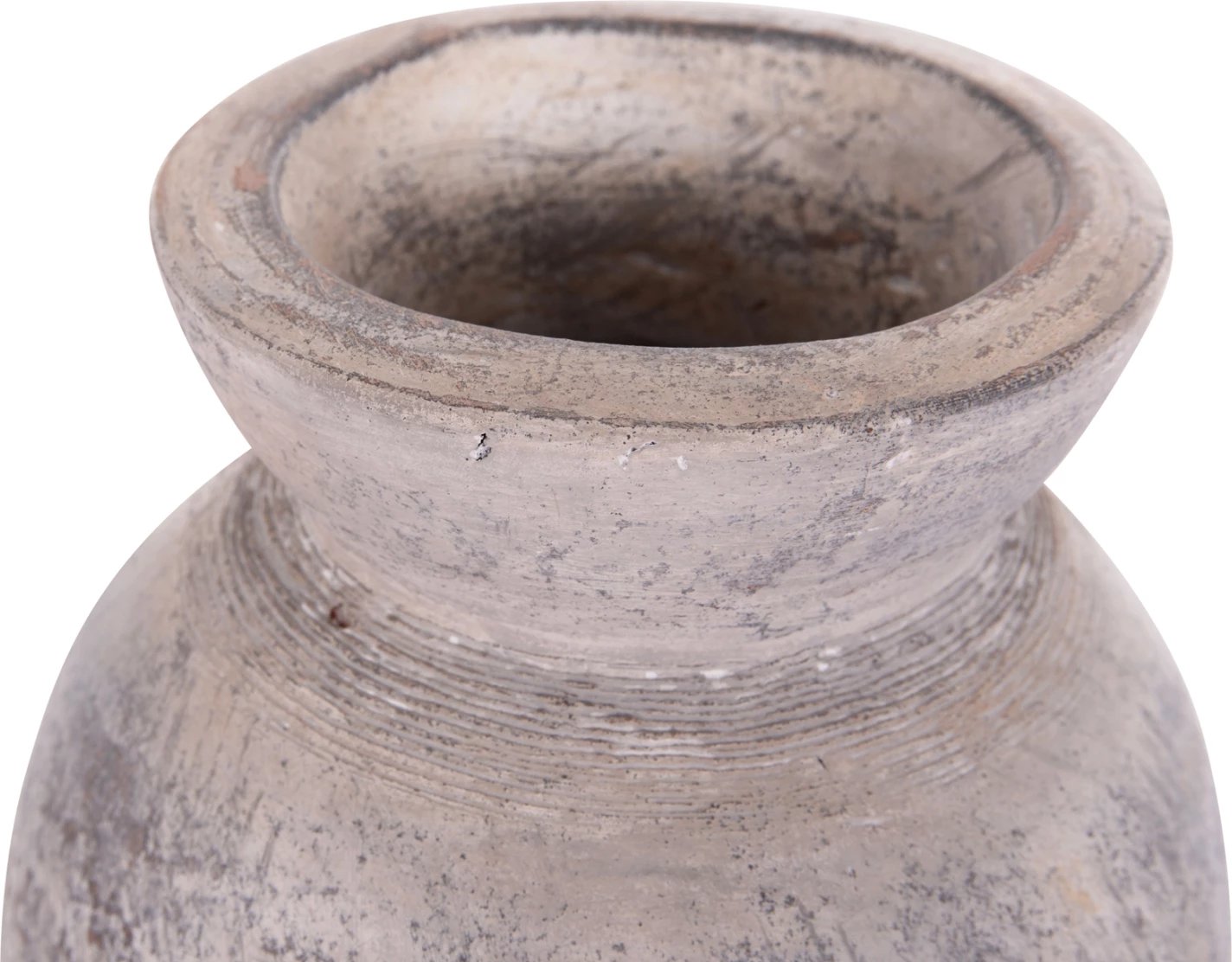 Vazo dekorative tavoline VERMO, terrakotë, ngjyrë gri e çelët, FH4396, 18x19cm Vazo dekorative tavoline VERMO, terrakotë, ngjyrë gri e çelët, FH4396, 18x19cm