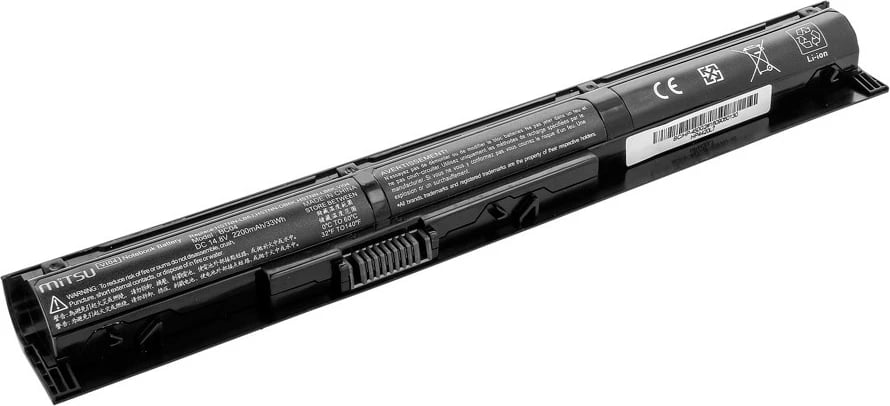 Bateri laptop Mitsu BC/HP-450G2, për HP ProBook 440 G2, 2200 mAh, 14.4-14.8V, e zezë