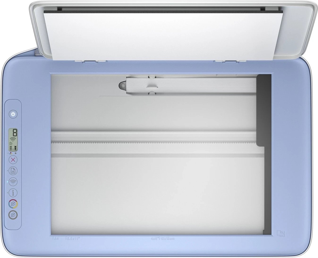Printer HP DeskJet 2822e - WiFi | HP Smart | AirPrint | Instant Ink | HP+, bardhë-kaltër