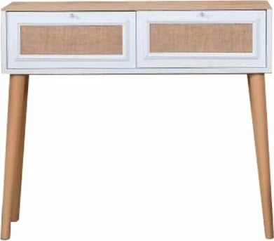 Komodë Skye Decor, montim, e bardhë, lis