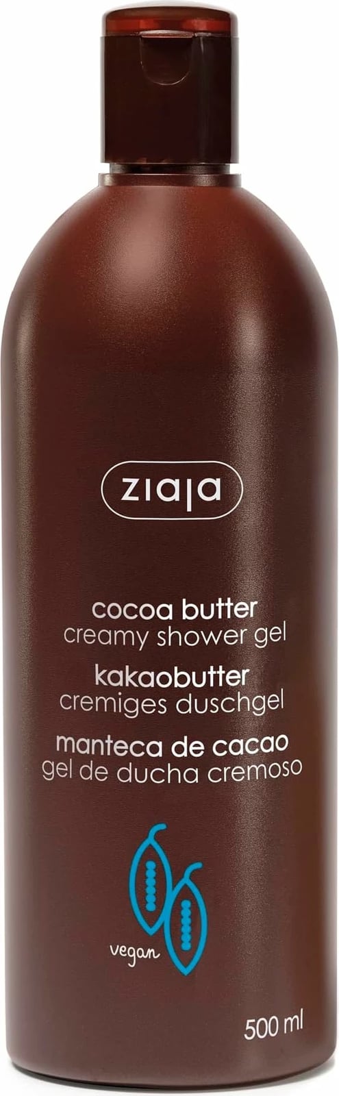 Gjalpë me kakao Ziaja, 500 ml 