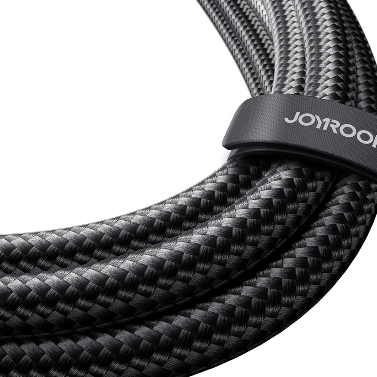 Kabllo karikimi Joyroom Speedy Series S-A21, 2in1 USB-C në USB-C/USB-C, 100W, 1.5m, e zezë