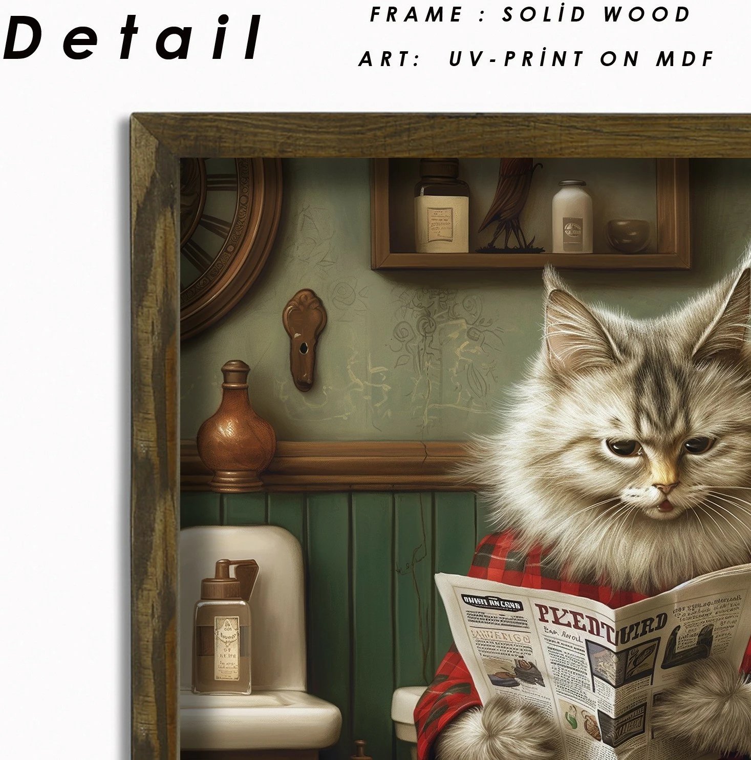 Pikturë dekorative me kornizë MDF, shumëngjyrëshe, AI015