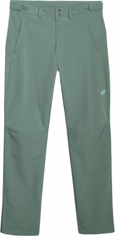 Pantallona trekking për meshkuj 4f, të gjelbra