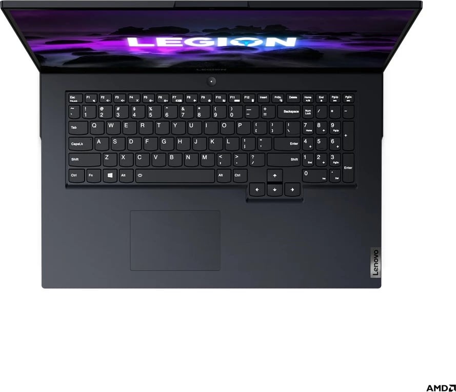 Laptop Lenovo Legion 5 5600H, 17.3", AMD Ryzen 5, 16GB RAM, 512GB SSD, NVIDIA GeForce RTX 3050, i zi/kaltër