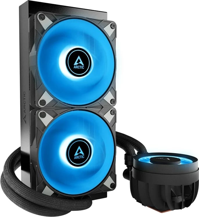 Ftohës uji Arctic Liquid Freezer III 240 A-RGB, për CPU, i zi