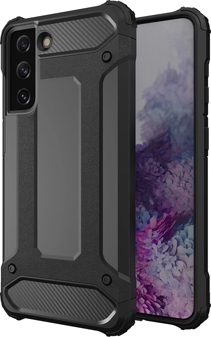 Mbështjellës Hurtel Hybrid Armor për Samsung Galaxy S23 Ultra, i zi