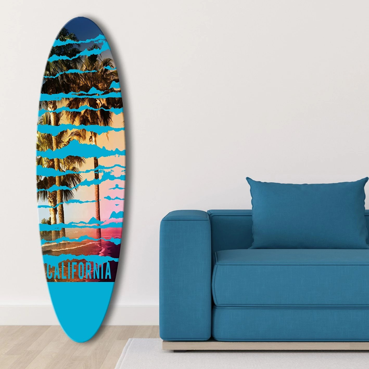 Pikturë dekorative MDF, shumëngjyrëshe, SRF3830, 33x120cm