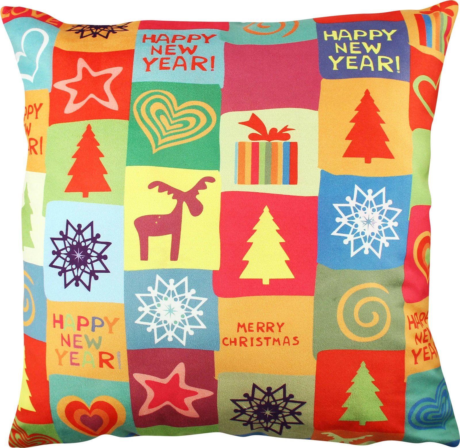 Jastëk dekorativ Aberto Design, A11833, shumëngjyrësh, 43x43cm