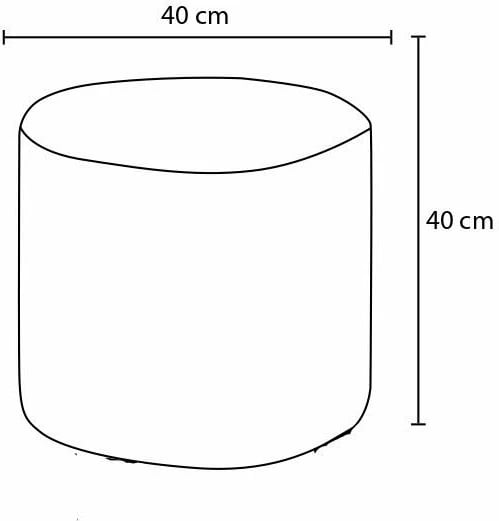 Puf Atelier del Sofa, ngjyrë lejla, Göcek