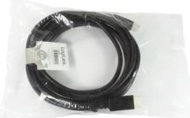 Kabllo DisplayPort LogiLink CV0074, 5m, 4K, e zezë