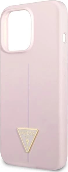 Mbështjellës Guess Silicone Triangle për iPhone 13 Pro Max 6.7", vjollcë