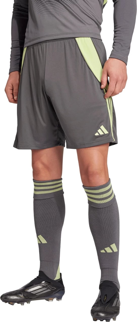Shorce për meshkuj adidas, gri-lime