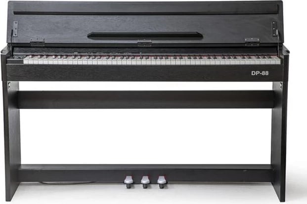 Piano digjital V-TONE DP-88 me qëndrim, i zi