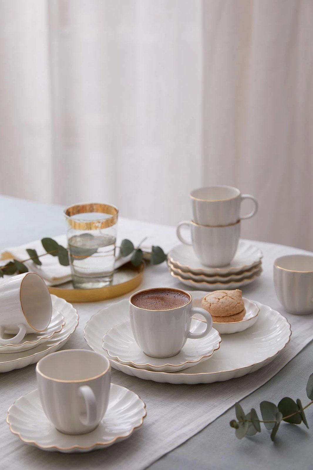 Set filxhanash kafeje (12 copë), Hermia Concept, BNLZF12KT20