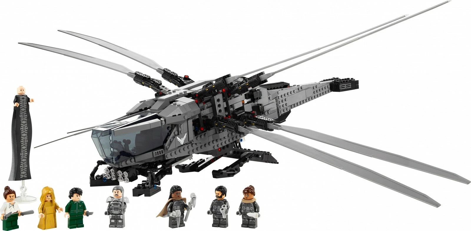 Set LEGO Icons Dune Atreides Royal Ornithopter 10327, 1369 pjesë, me minifigura