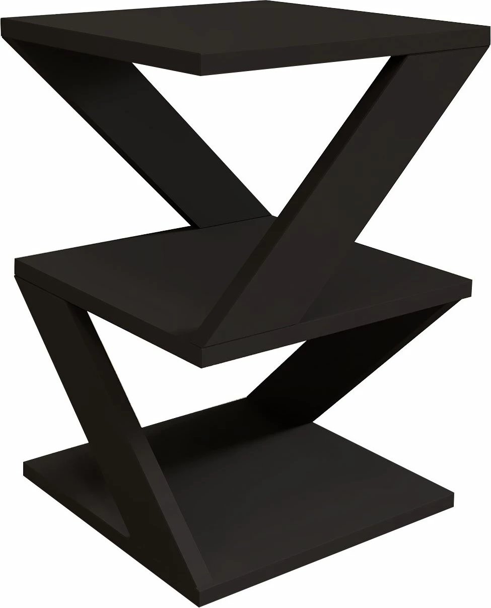 Tavolinë anësore Hanah Home, Albeni, ngjyrë e zezë