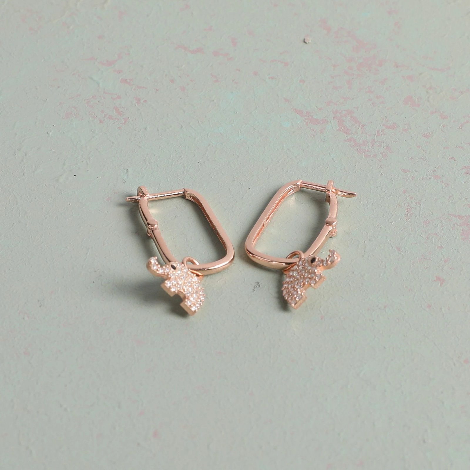 Vathë argjendi Jumeon, ngjyrë rozë ari, 8793