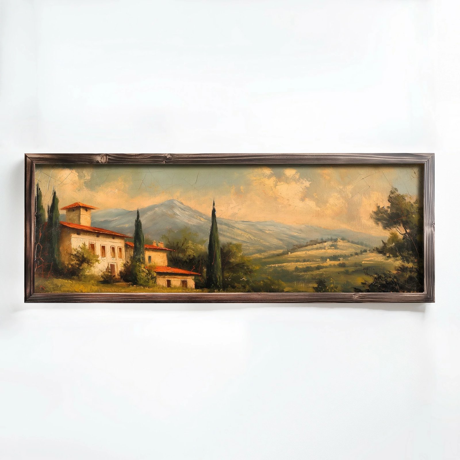 Pikturë dekorative me kornizë, MDF, shumëngjyrëshe, Wallity, EMR039, 40x120x3.5cm