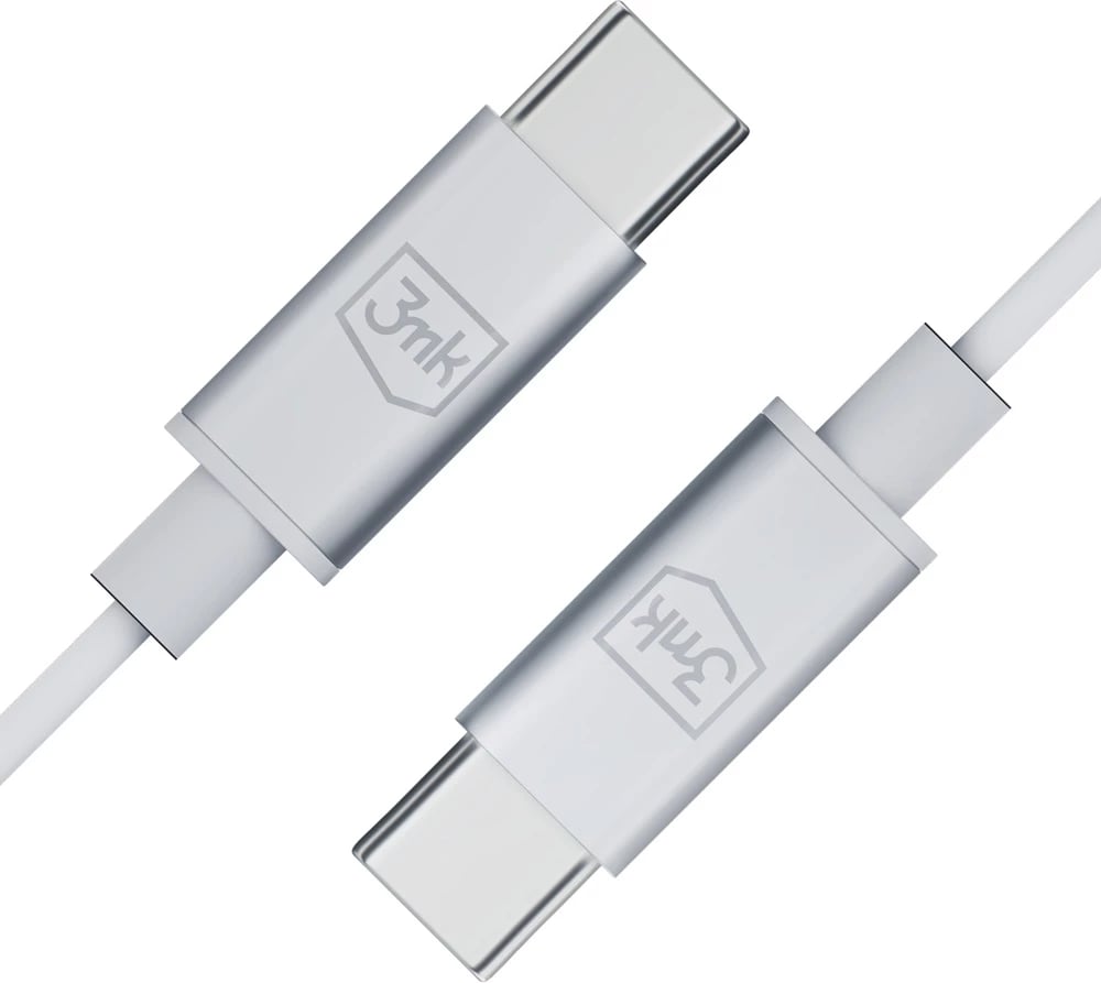 Kufje me tela 3mk Wired Earphones USB-C, të bardha Kufje me tela 3mk Wired Earphones USB-C, të bardha