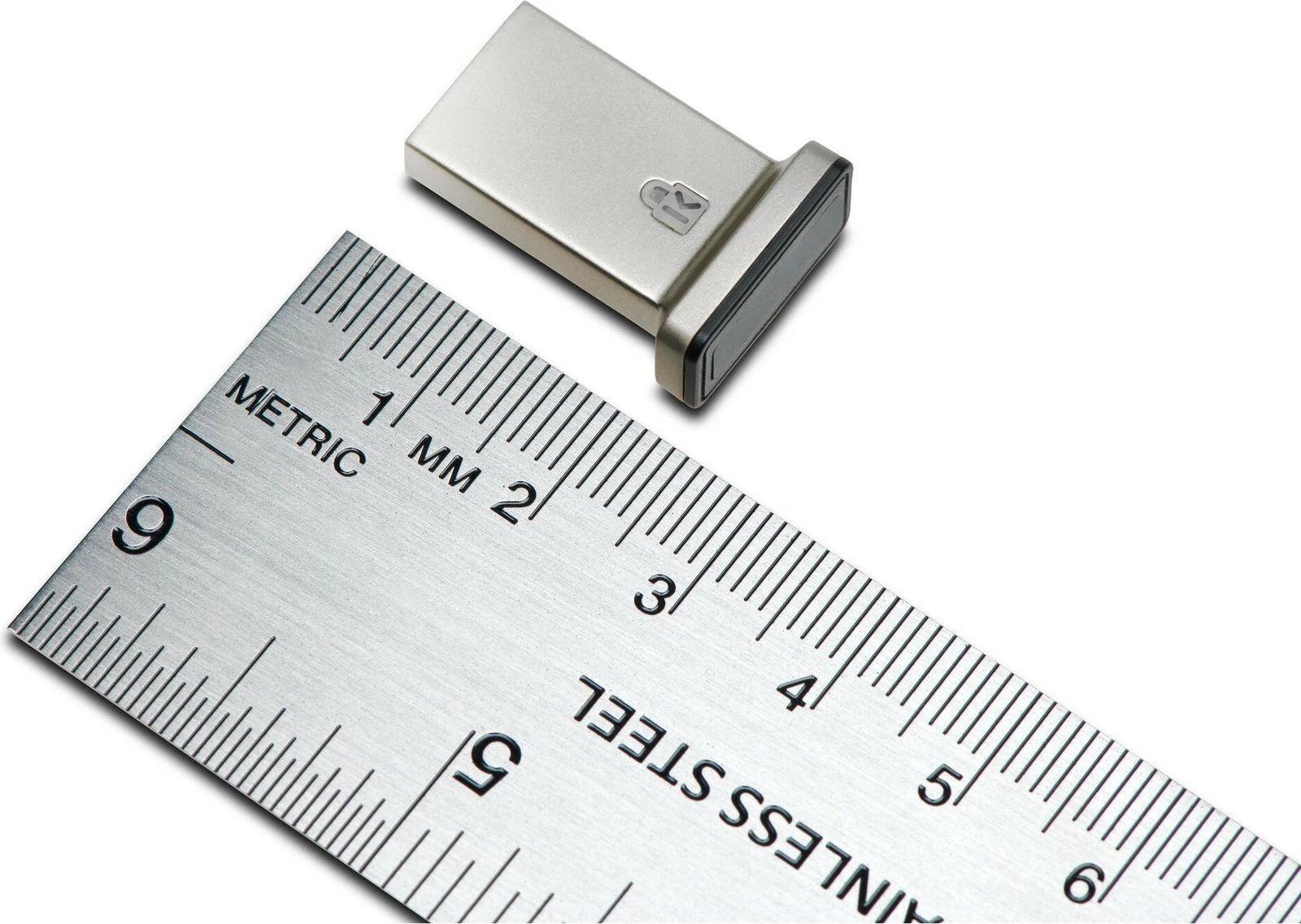 Çelës gjurmë gishti Kensington VeriMark IT, USB 2.0, argjend