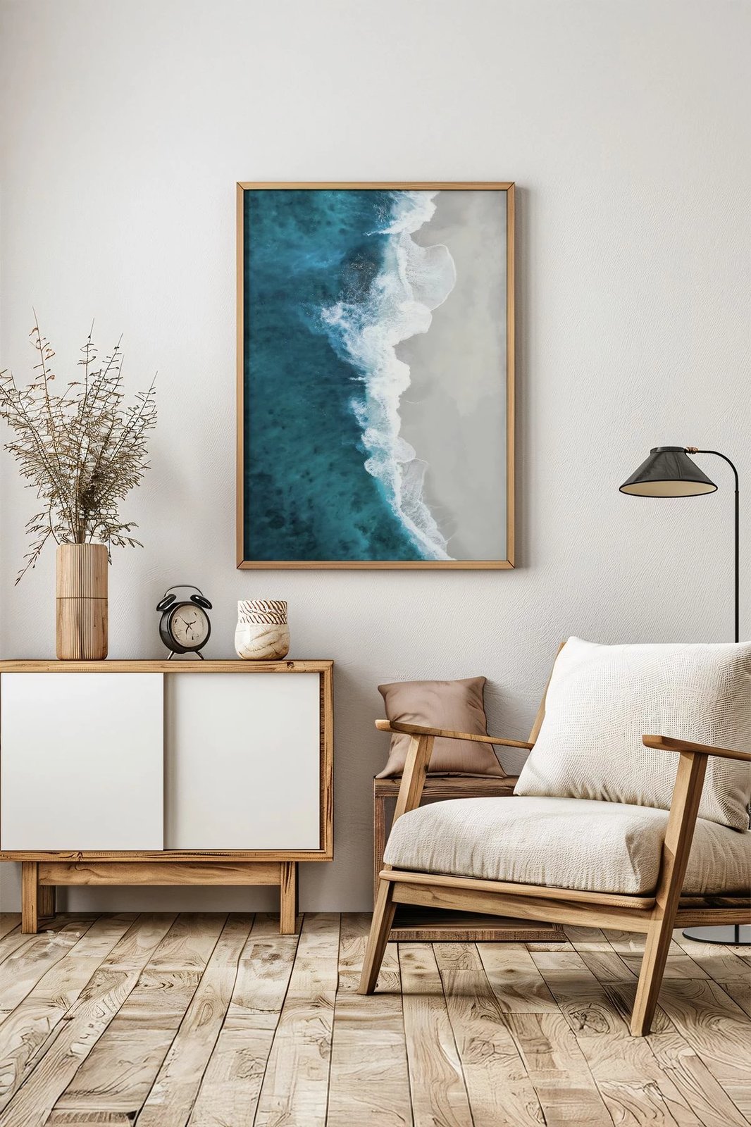 Pikturë dekorative me kornizë, Wallity, Lmnmdl50