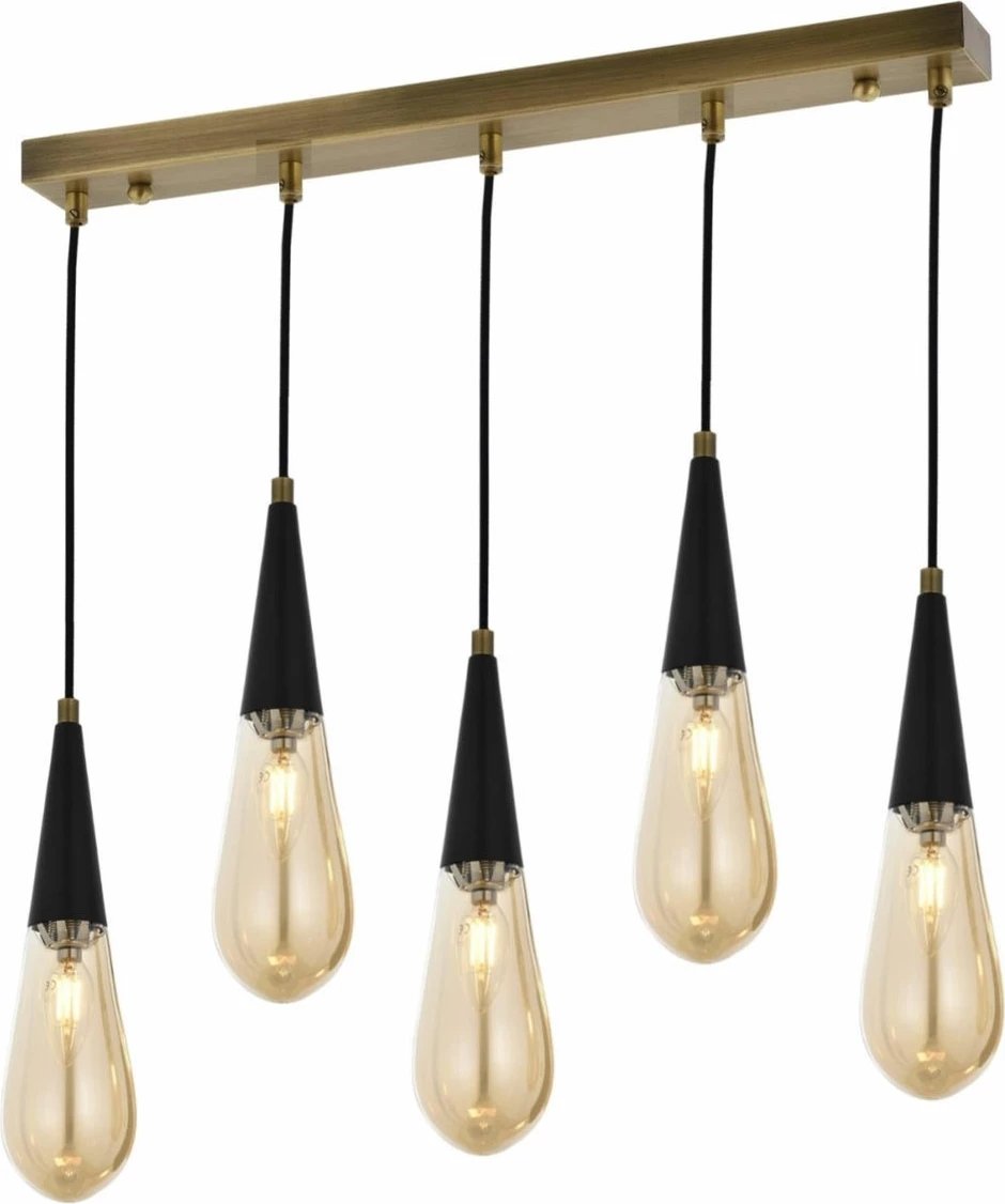 Llambë tavani industriale, Opviq, AV-4236-5EY, ngjyrë antike