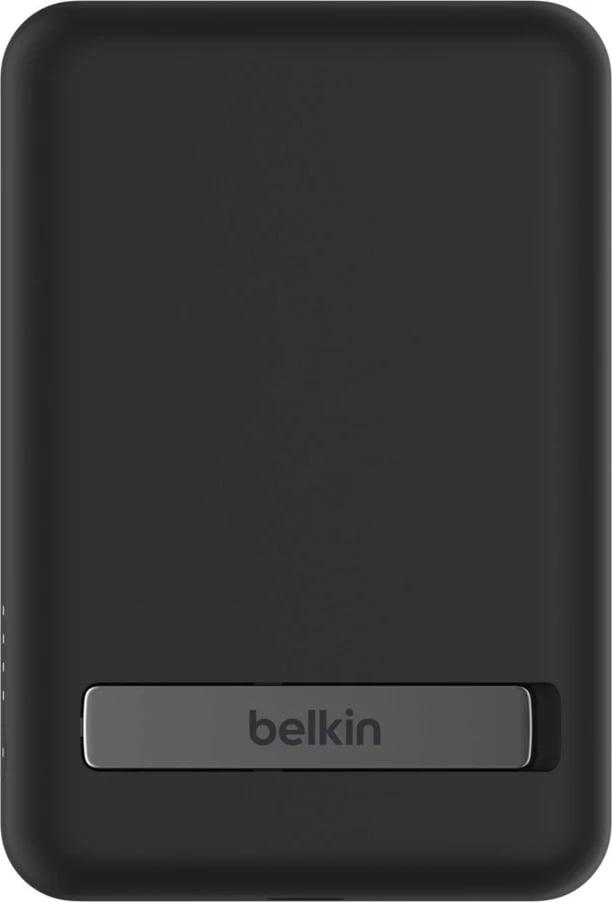 Power bank Belkin BPD004btBK me MagSafe, 5000 mAh, me mbajtëse, e zezë