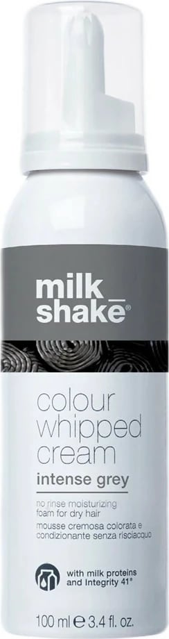 Shkumë ngjyruese për flokë Milk Shake Intense Gray për femra 100ml