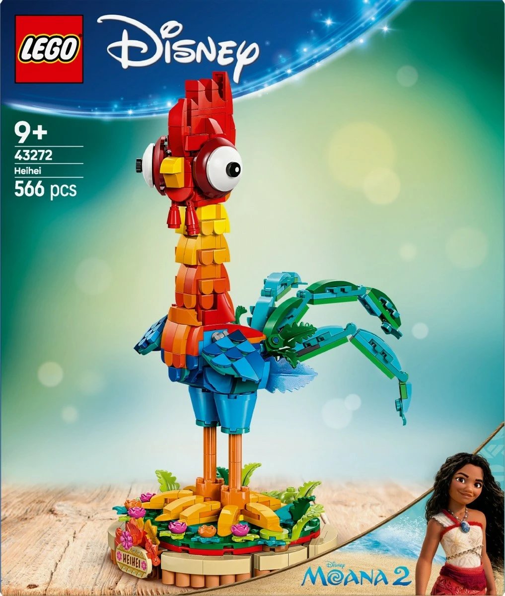 Set ndërtimi LEGO Disney 43272 Heihei, 566 pjesë, shumëngjyrësh