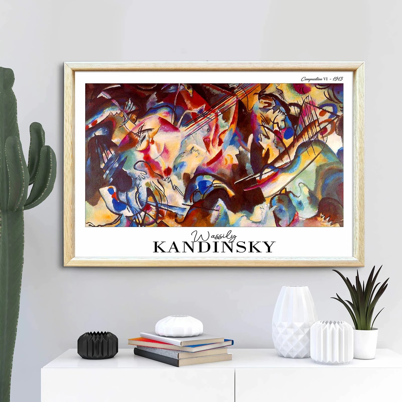 Pikturë dekorative me kornizë, Wallity, 4262AHSKANDINSKY-004